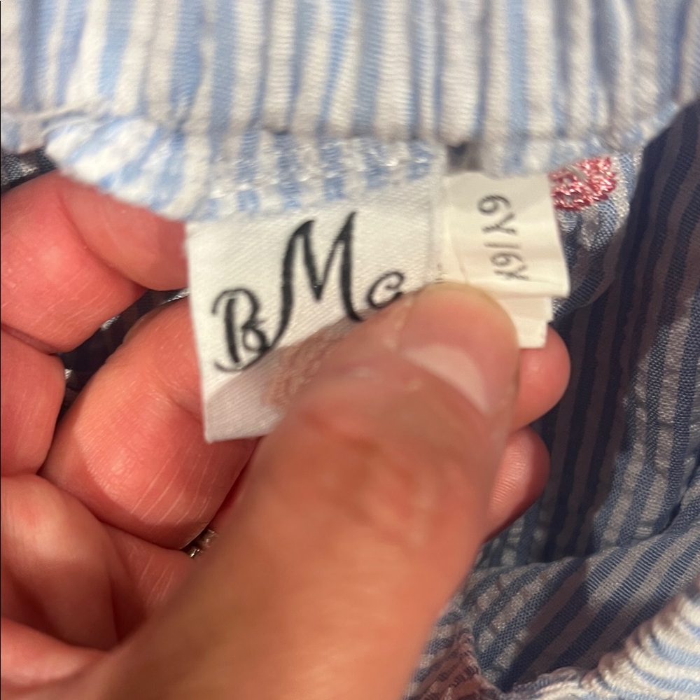 Striped Floral Kids Casual Dress - Picture 2 of 2